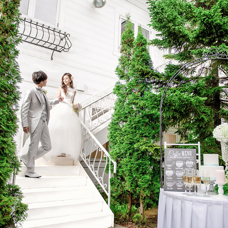 窓から差し込む自然光が美しく映し出す