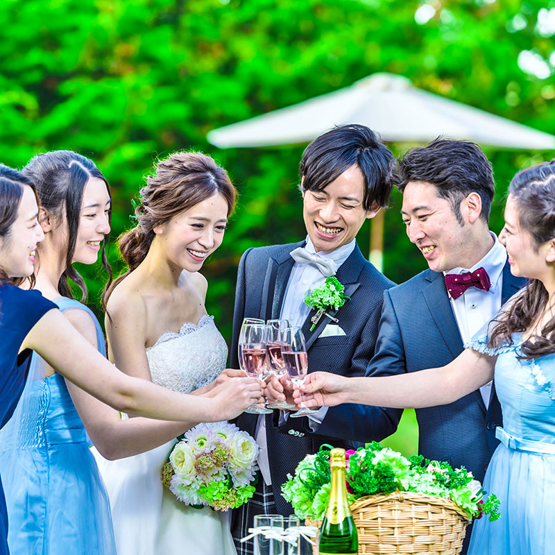 お二人らしいアットホームなおもてなしを。